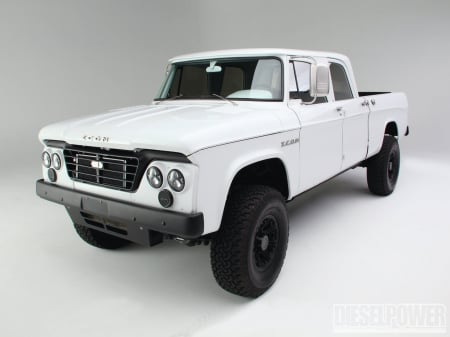 Classic Styling With Cummins Power - white, classic, black wheels, truck