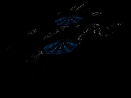 Space Cruzin the Asteroids - space, desktop, background, wallpaper, black, dark, abstract, other