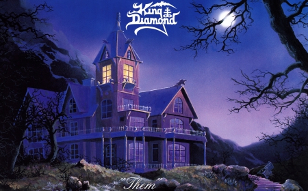 King Diamond - Them - king diamond them, metal, them, satanism, scary, king diamond, satan, evil, diamond, horror, black metal, heavy metal, haunted house, dont break the oath, andy larocque, king, abigail, ghost, speed metal, king diamond abigail, haunted mansion, mercyful fate, mansion