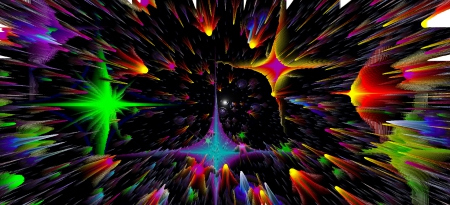 IN THE NIGHT SKY BUMPMAP - colours, bright, abstract, art