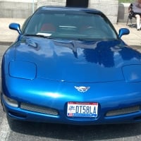 Blue Corvette