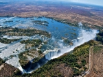 victoria falls from above