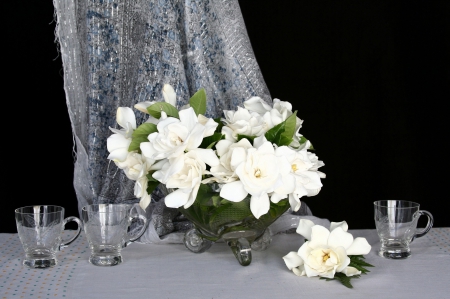 *** Still life *** - flowers, bouquet, white, nature