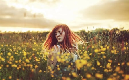 Model - red, head, nature, model