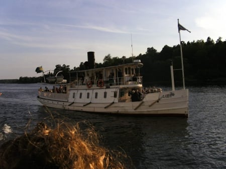 Ejdern - steam, sweden, waxholm, stockholm