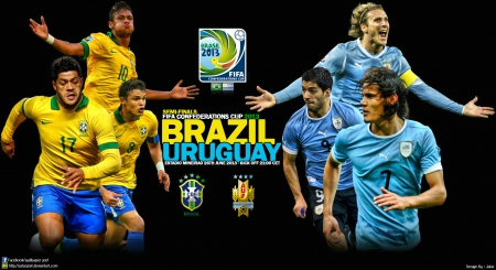 FIFA Confederations Cup 2013 BRAZIL - URUGUAY - BRAZIL wallpaper, world cup 2014, luis suarez, nike, FIFA Confederations Cup 2013, football, hulk, neymar, cavani, neymar wallpaper