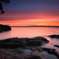 Fishing at Sunset