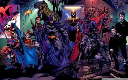 Batman - comic, wayne, Batman, bruce