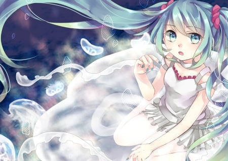 ~Hatsune Miku~ - pretty, vocaloid, anime, hatsune miku, long hair