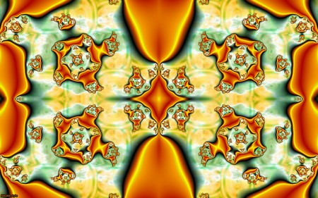 magma linuar style - abstract, druffix, artwork, windows, orange, chaos, desktop, widescreen, stylez, style, magma linuar style, design, color, art, fractal