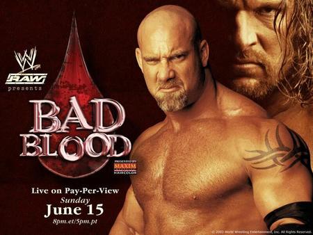 bad blood wall - sports, wrestling, wwe