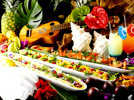 FLAVOURS of SUMMER - summer, food, drinks, guitar