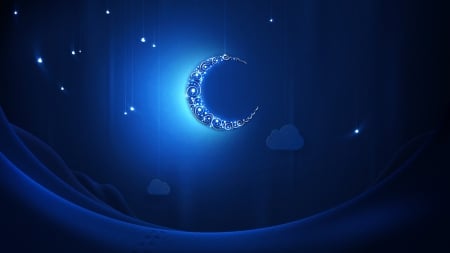 CLASSIC MOON - MOON, CELTIC, BLUE, CLASSIC