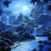 âœ«Blue Island in Moonlightâœ«