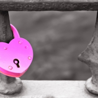 Pink Heart Lock