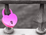 Pink Heart Lock