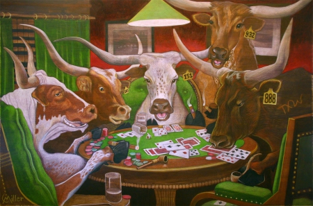 LONGHORNS GAME - TEXAS, POKER, CATTLE, GAME, LONGHORNS