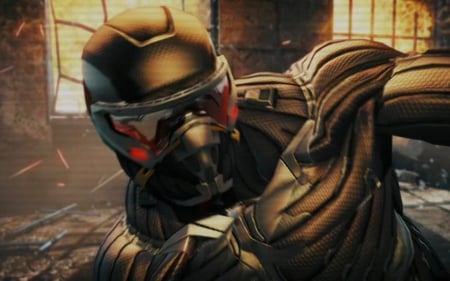 Crysis2 - war, fight, light, red