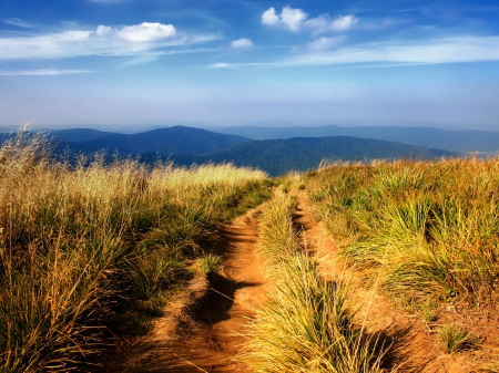 Beautiful landscape - road, landscape, view, nature, hd, colors