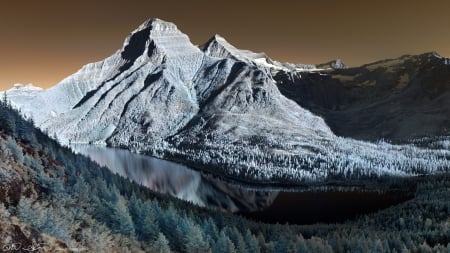 Mountain - Mountain, snow, nature, sky