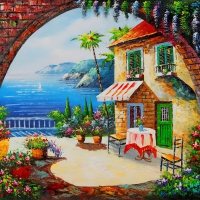 Mediterranean scene