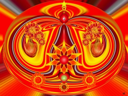 Signs of A Great Day - eye candy, collage, 3D, fractal, Abstract