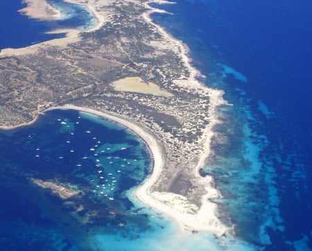 Formentera, Spain - beach, boats, photography, sun, water, summer, nature, view, blue, beautiful, island, sea, sand