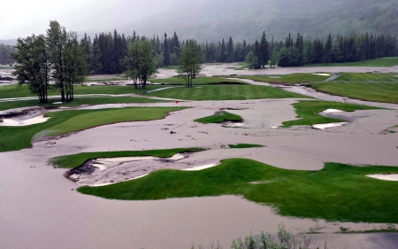 Kananaskis Golf Course - nature, water, mountains, golf