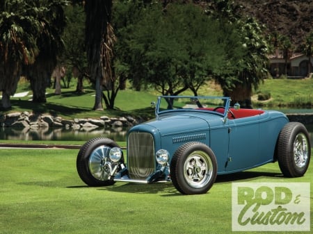 Flirting With Perfection - blueish, classic, hotrod, 1932