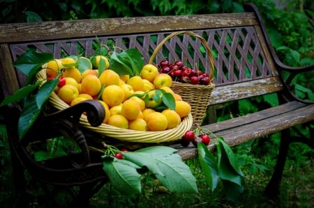 â™¥â™¥â™¥ Still life â™¥â™¥â™¥ - fresh, fruits, food, cherries