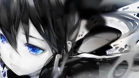 Black rock shooter - Vocaloid, girl, Black rock shooter, blue eyes