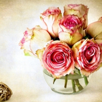 bouquet of vintage roses