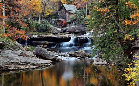 river - nature, fun, forest, river, house