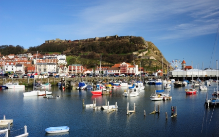 *** Beautiful landscape...*** - sky, sea, ocean, nature, boats, blue