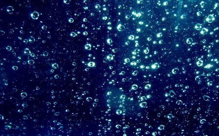 Bubbles - water, aqua, bubbles, sea, macro, ocean, nature, blue