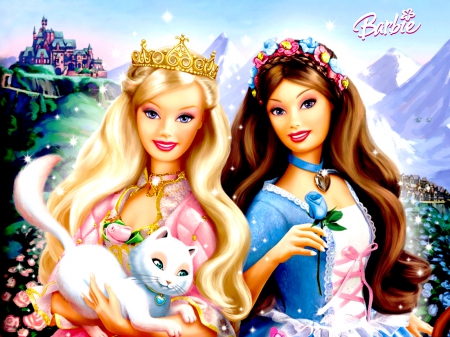 LOVELY BARBIE - Cartoon, Barbie, photo, wallpaper