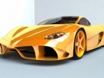 HOT CANARY YELLOW FERRARI HD