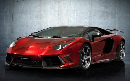 LAMBORGHINI Mansory - lamborghini, carro, mansory, rojo