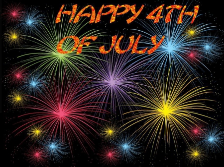 happy forth - july, 22657, forth, fireworks