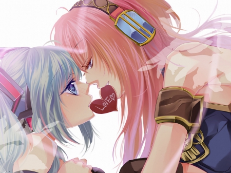 Miku & Luka - anime, girls, luka, miku