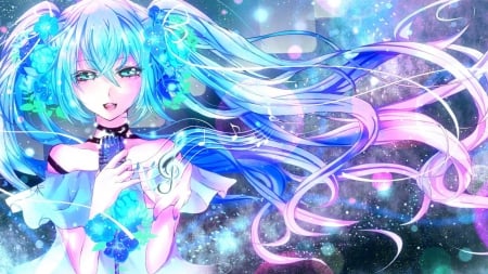 Miku - cute, anime, vocaloid, miku