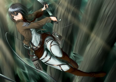 Attack on Titan - attack on titan, anime, end of world, nature