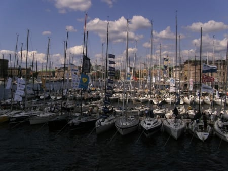 Sailboats in Stockholm - race, summer, sweden, stockholm