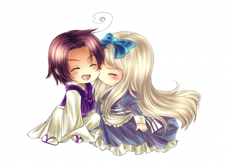 anime chibi kiss