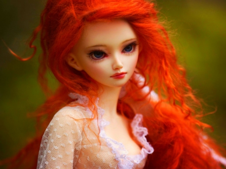 Redhead doll - redhead, toy, doll, girly