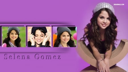 selena - smile, cap, cute, model