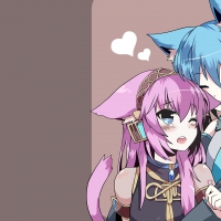 Luka And Miku* Neko