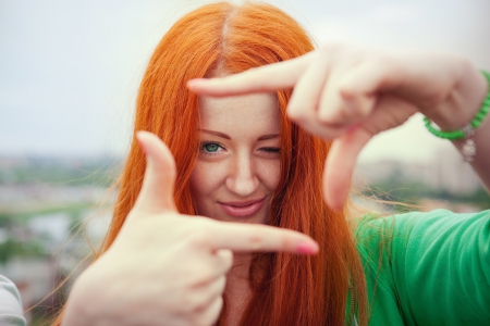 *** Redhead girl *** - female, people, redhead, model, girl