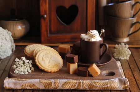 *** Afternoon coffee...*** - sweet, food, coffee, cookies