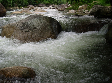 Sidem RIvers Malaysia - river, water, malaysia, sidem, rocks